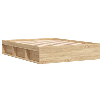 Bedframe Kleurig King Size 150 x 200 cm Sonoma eiken