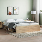 Bedframe 150x200 cm sonoma eiken grenenhout