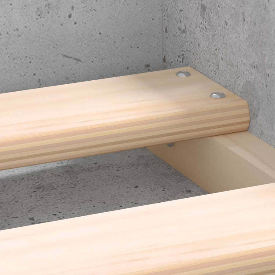 Bedframe King Size 150 x 200 cm Betongrijs
