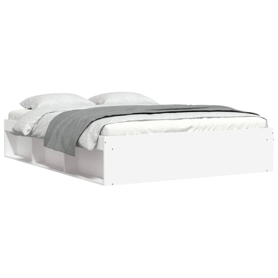 Bedframe 160 x 200 cm Wit