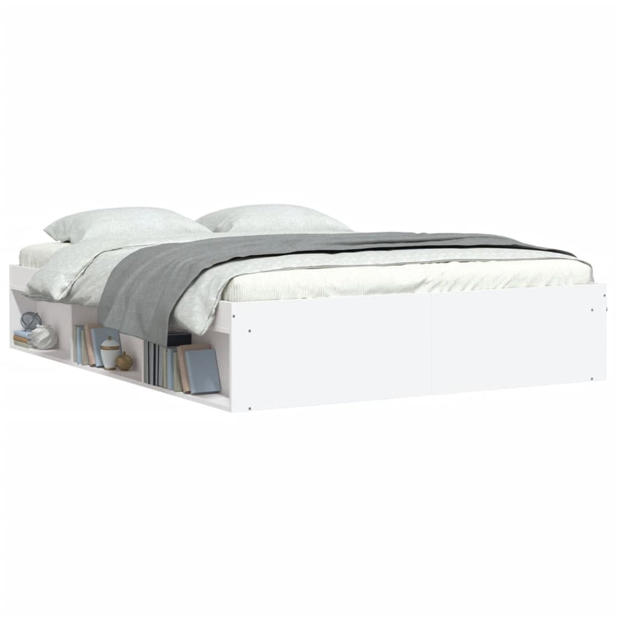 Bedframe 160 x 200 cm Wit