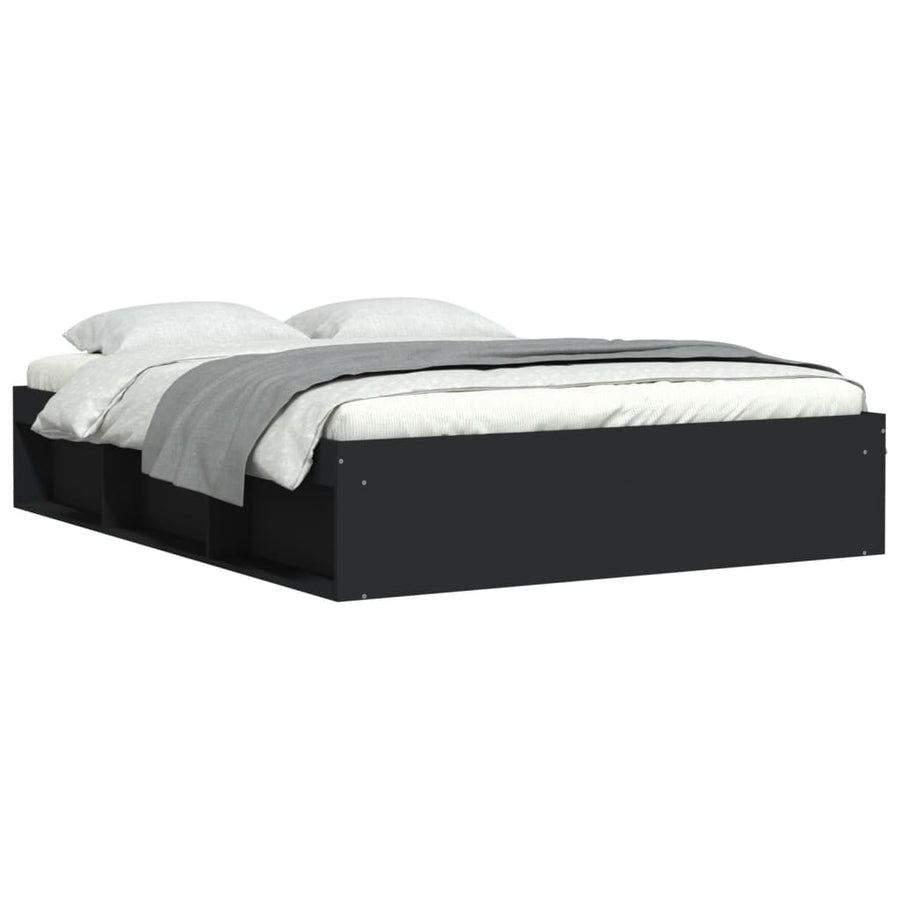 Bedframe 160 x 200 cm Zwart