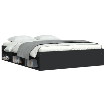 Bedframe 160 x 200 cm Zwart