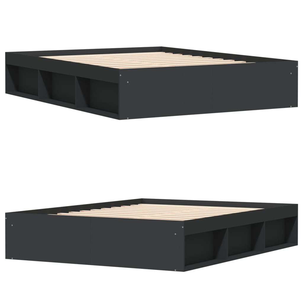 Bedframe 160 x 200 cm Zwart