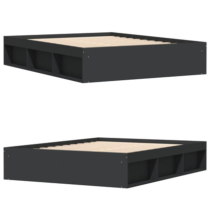 Bedframe 160 x 200 cm Zwart