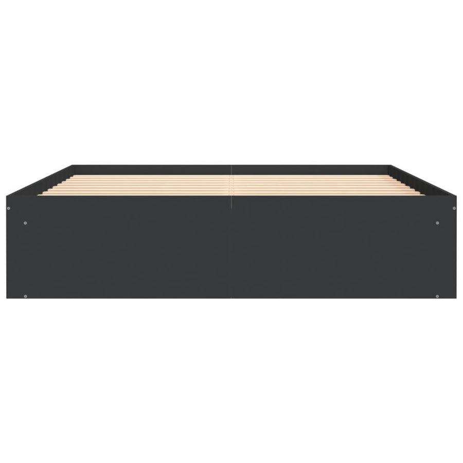 Bedframe 160 x 200 cm Zwart
