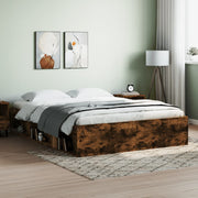 Bedframe gerookt eiken 160x200 cm