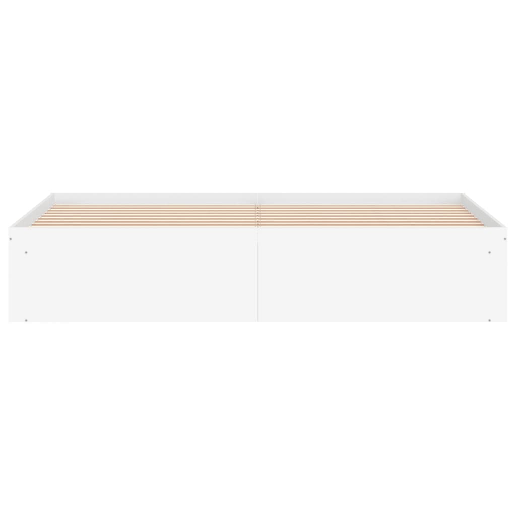Bedframe Super King Size 180 x 200 cm Wit