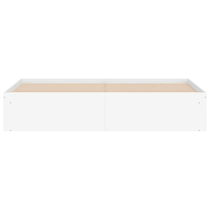 Bedframe Super King Size 180 x 200 cm Wit