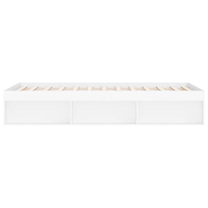Bedframe Super King Size 180 x 200 cm Wit