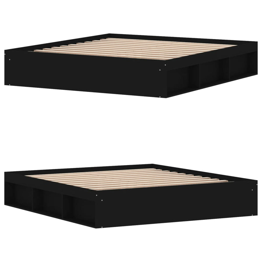 Bedframe Super King Size 180 x 200 cm Zwart