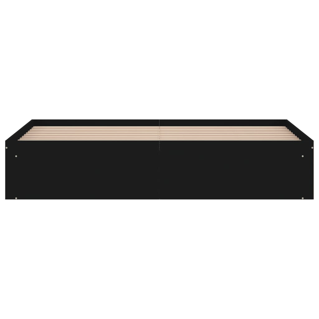 Bedframe Super King Size 180 x 200 cm Zwart