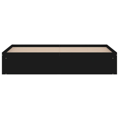 Bedframe Super King Size 180 x 200 cm Zwart