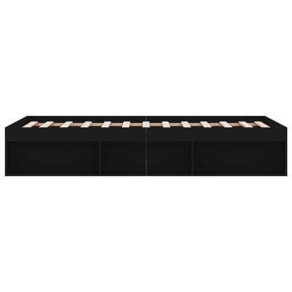 Bedframe Super King Size 180 x 200 cm Zwart