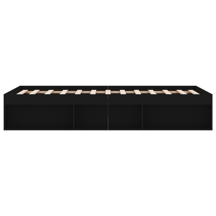 Bedframe Super King Size 180 x 200 cm Zwart