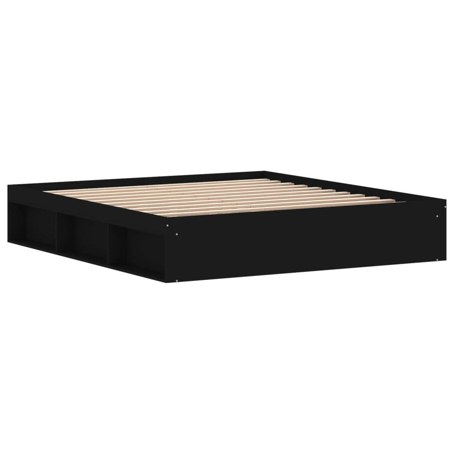 Bedframe Super King Size 180 x 200 cm Zwart