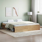 Bedframe 180x200 cm sonoma eiken
