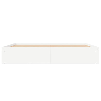Bedframe 200 x 200 cm Wit