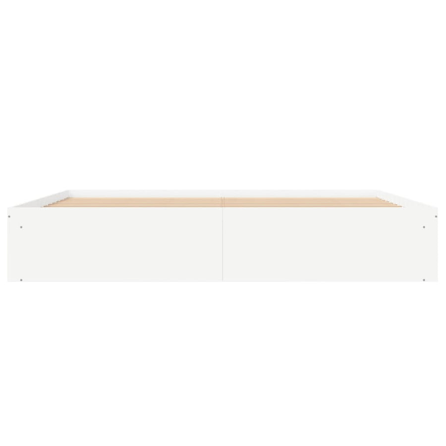 Bedframe 200 x 200 cm Wit