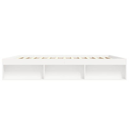 Bedframe 200 x 200 cm Wit