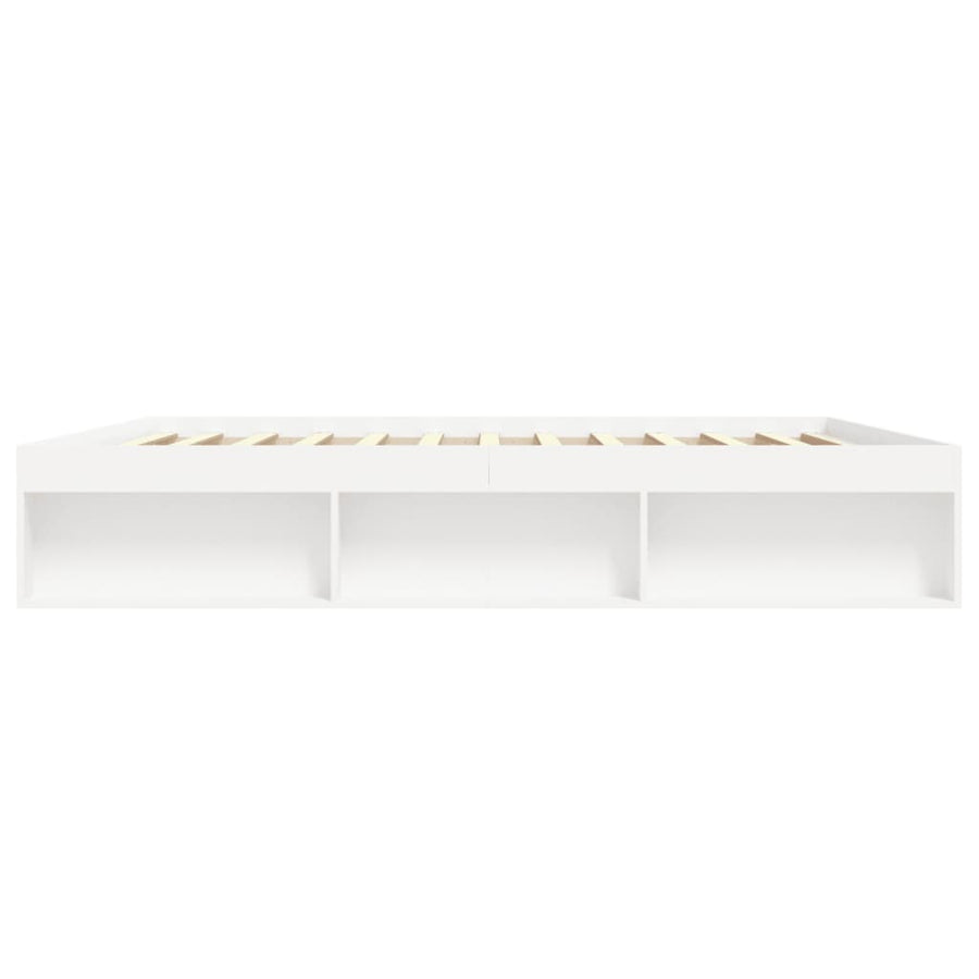 Bedframe 200 x 200 cm Wit