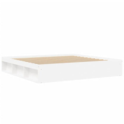 Bedframe 200 x 200 cm Wit