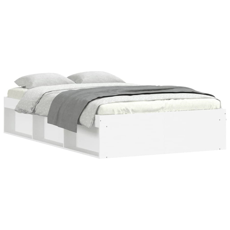 Bedframe 120 x 190 cm Wit