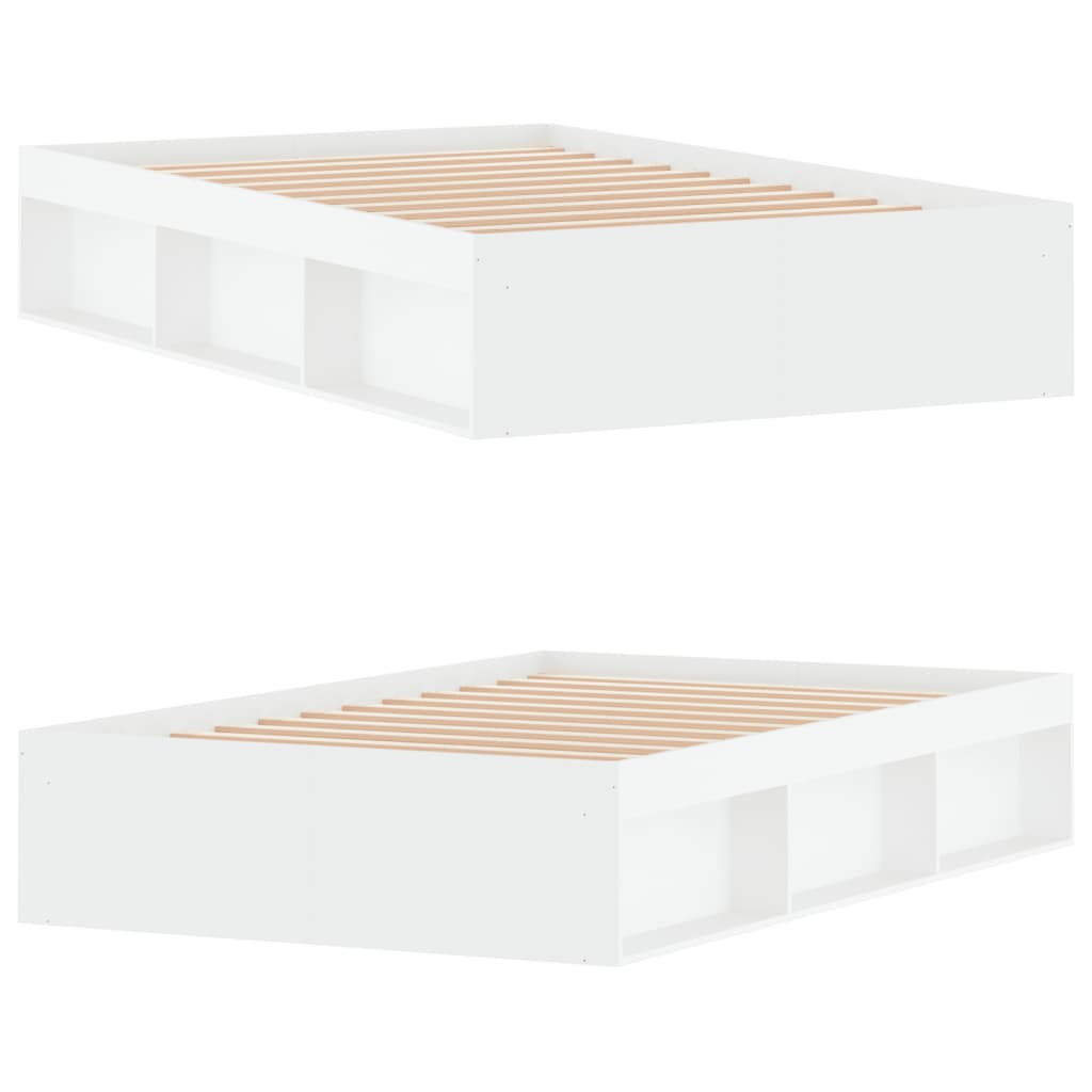 Bedframe 120 x 190 cm Wit