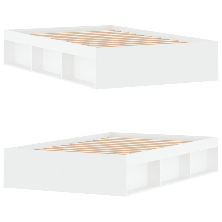 Bedframe 120 x 190 cm Wit