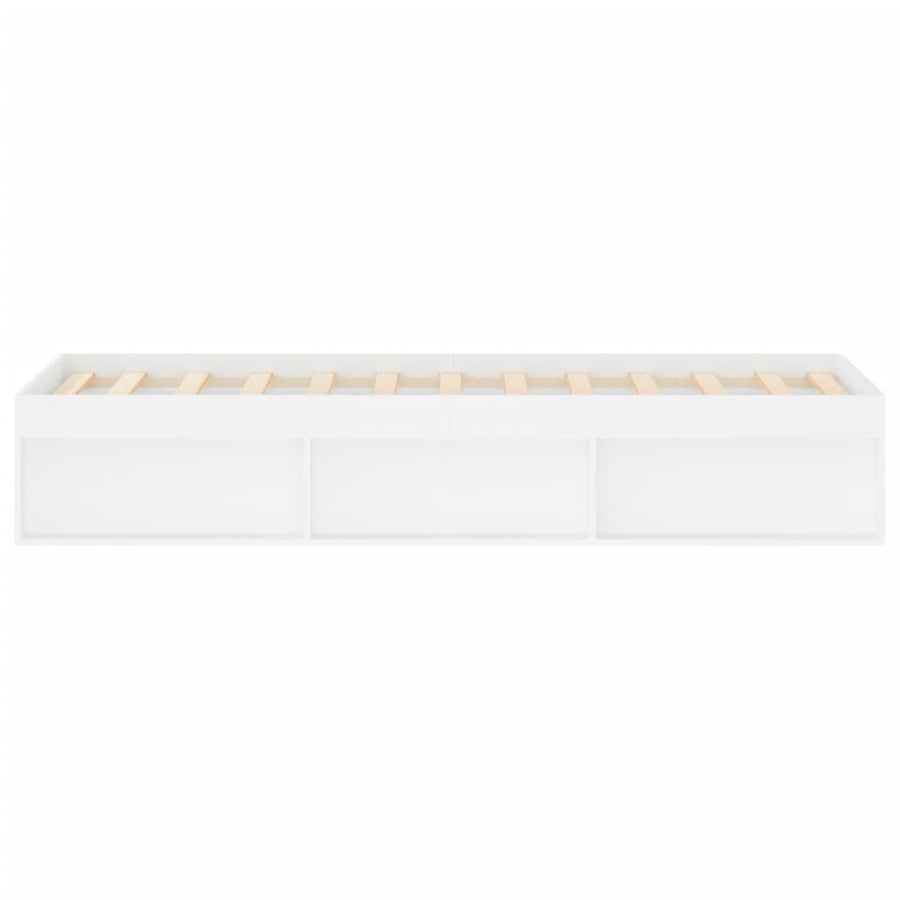 Bedframe 120 x 190 cm Wit