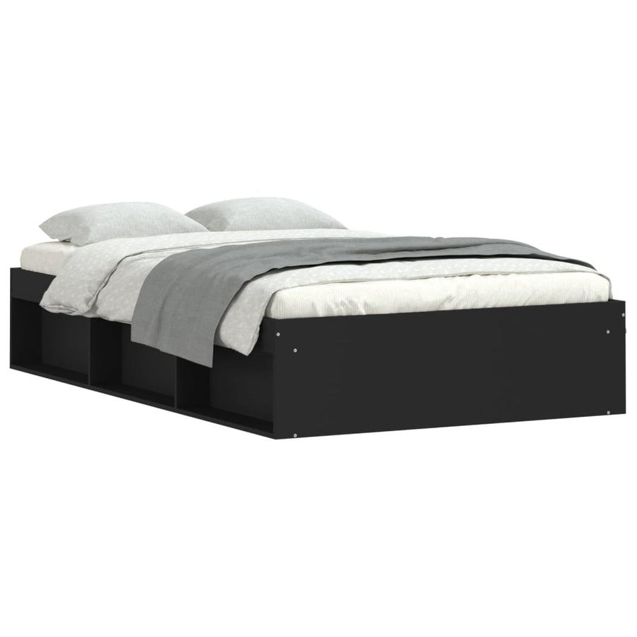 Bedframe 120 x 190 cm Zwart