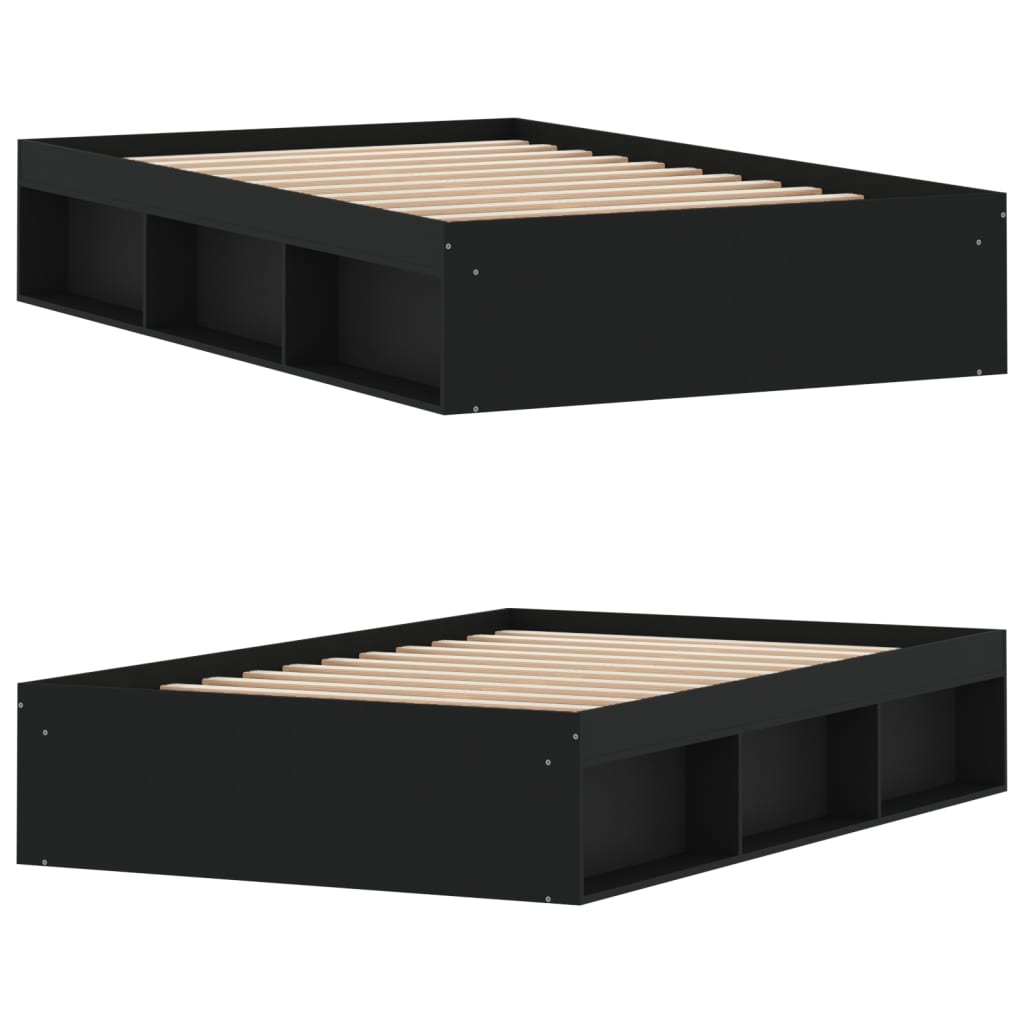 Bedframe 120 x 190 cm Zwart