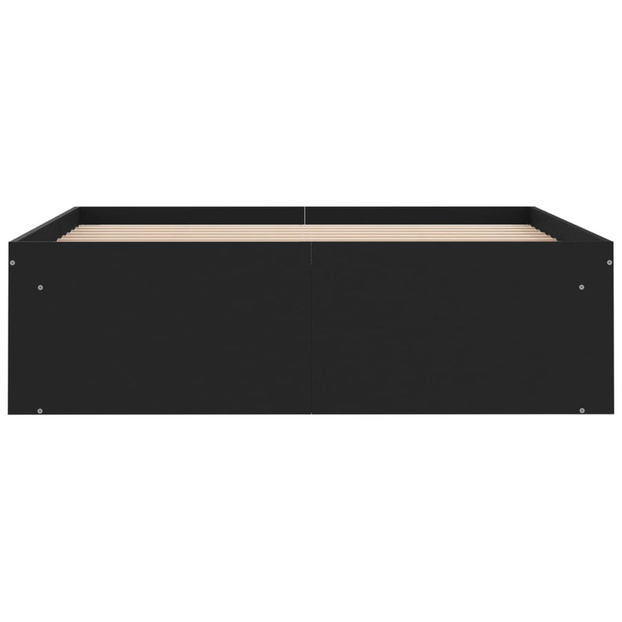 Bedframe 120 x 190 cm Zwart