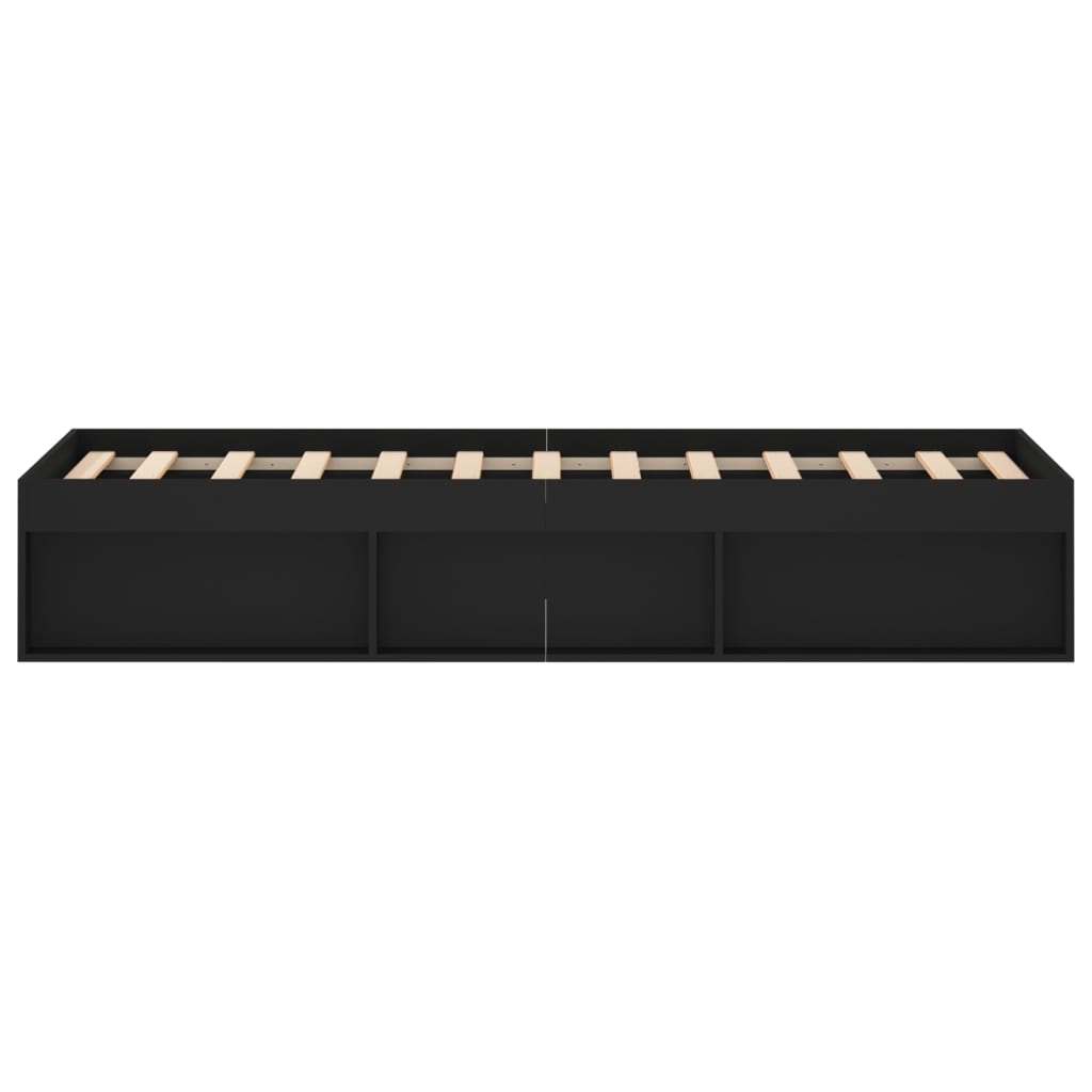 Bedframe 120 x 190 cm Zwart