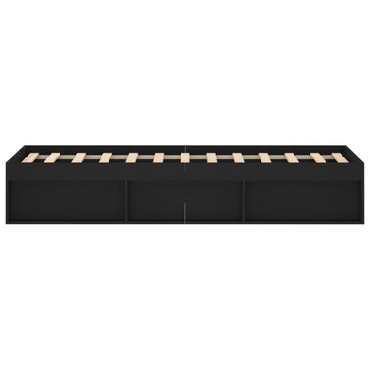 Bedframe 120 x 190 cm Zwart