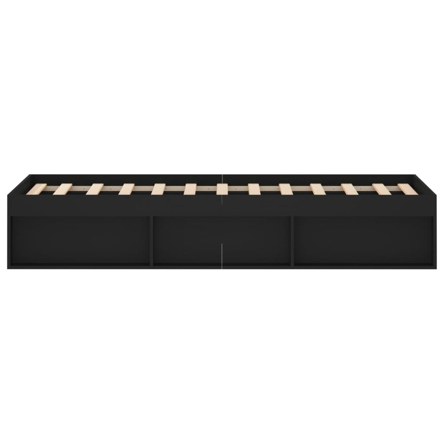 Bedframe 120 x 190 cm Zwart