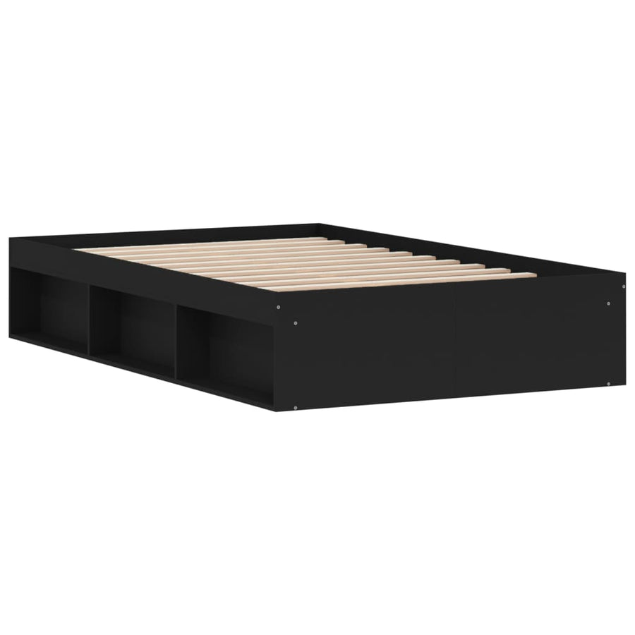 Bedframe 120 x 190 cm Zwart