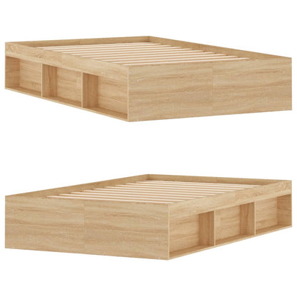 Bedframe Kleurig 120 x 190 cm Sonoma eiken