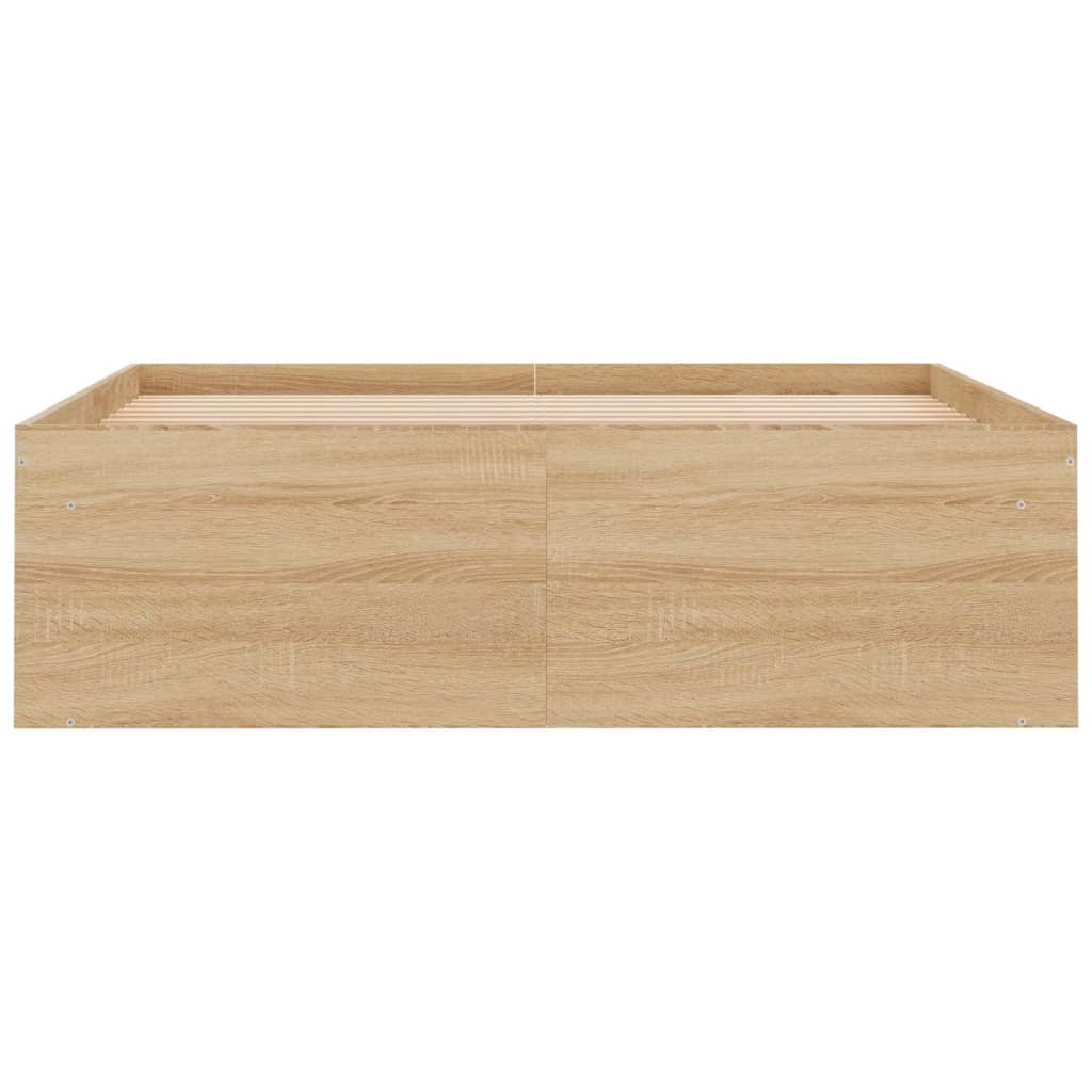 Bedframe Kleurig 120 x 190 cm Sonoma eiken