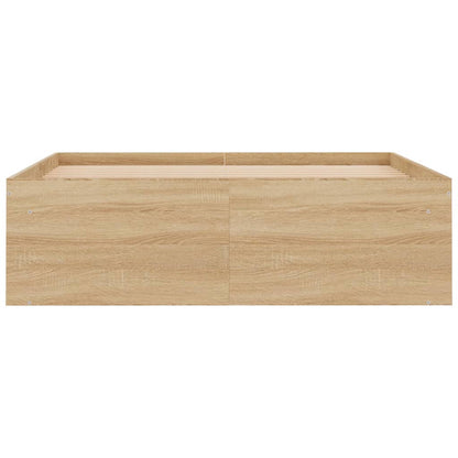 Bedframe Kleurig 120 x 190 cm Sonoma eiken