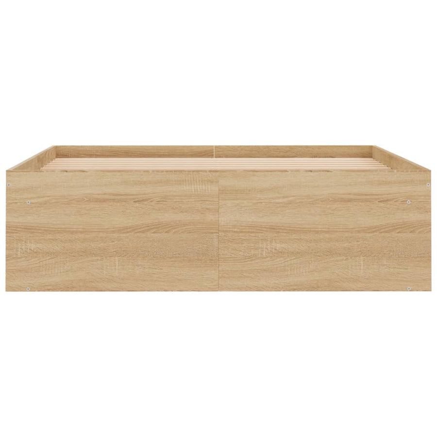 Bedframe Kleurig 120 x 190 cm Sonoma eiken