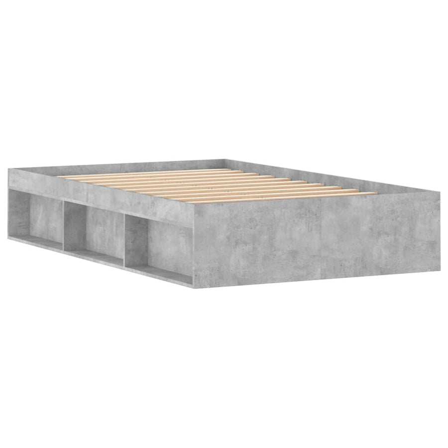 Bedframe 120 x 190 cm Betongrijs