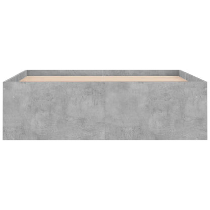 Bedframe 120 x 190 cm Betongrijs