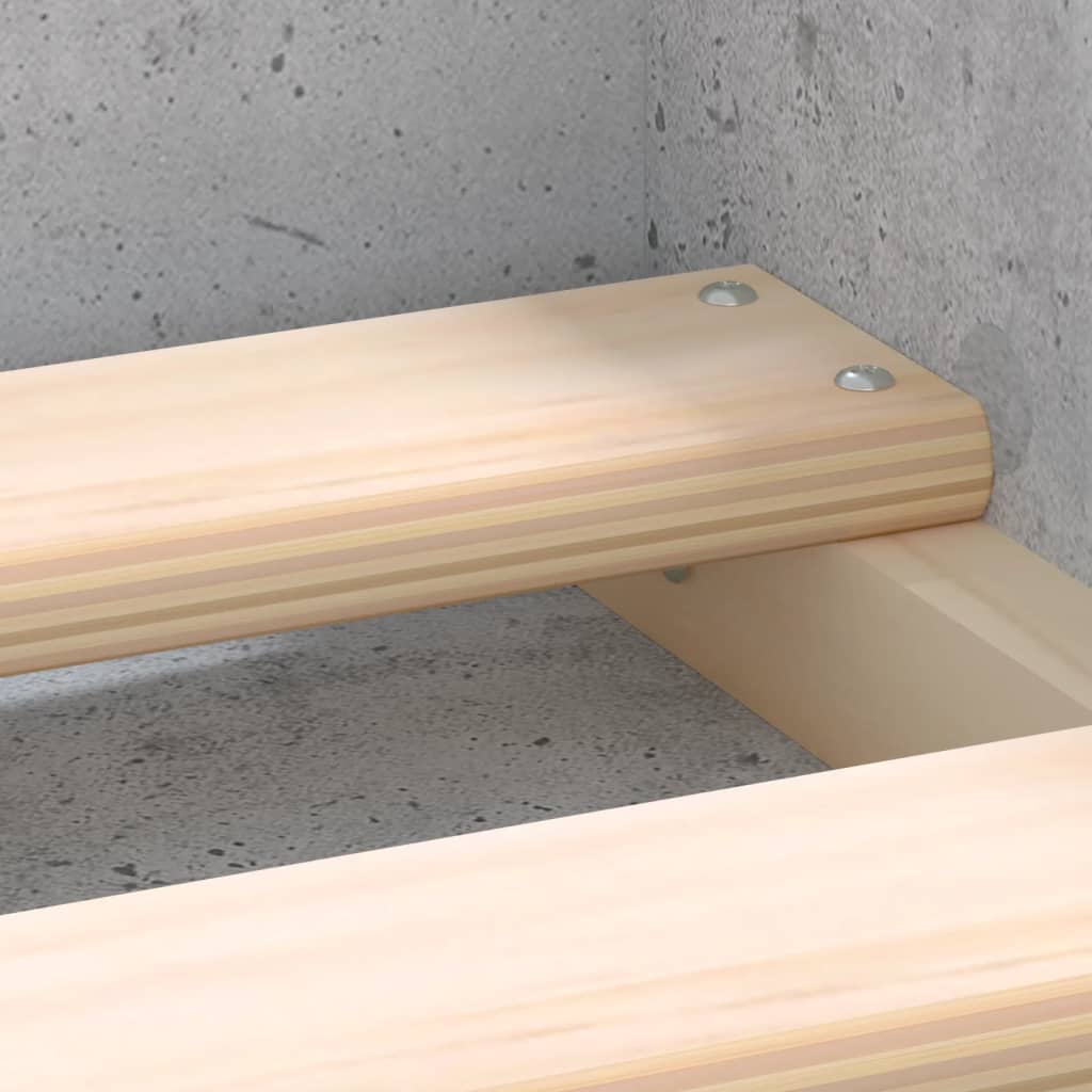 Bedframe 120 x 190 cm Betongrijs