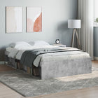 Concrete Grey Bed Frame 120x190 cm