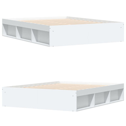 Bedframe 140 x 190 cm Wit