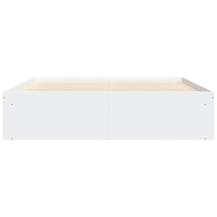 Bedframe 140 x 190 cm Wit