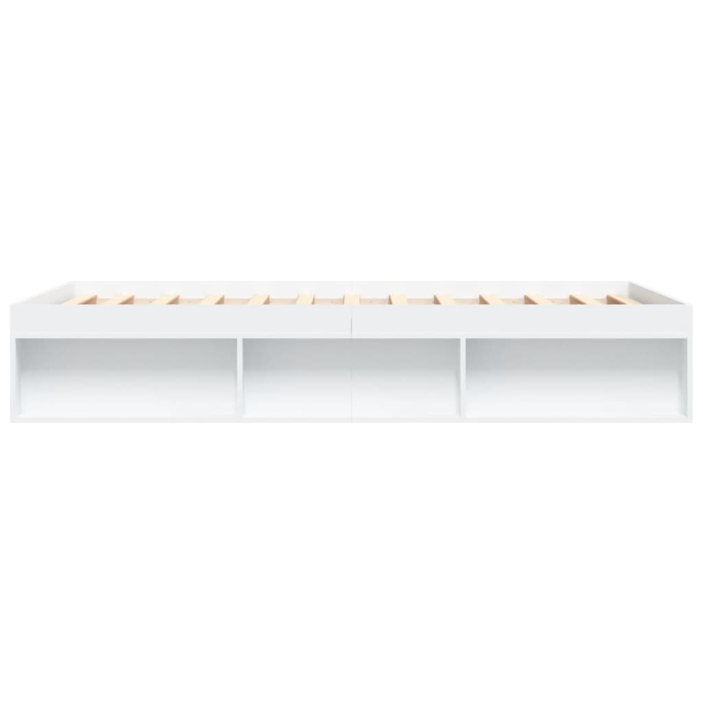 Bedframe 140 x 190 cm Wit