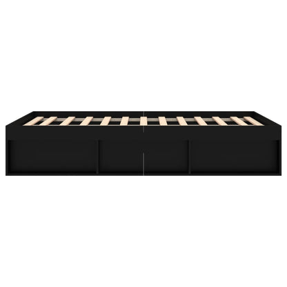 Bedframe Double 135 x 190 cm Zwart