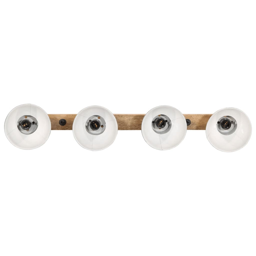 Wandlamp 25 W E27 90X25 Cm Verweerd Recht - 4 lampenkappen 1 Blauw